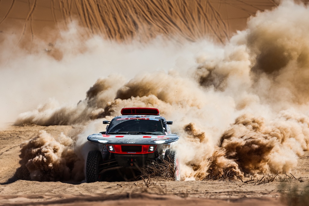 Audi RS Q e-tron 204, Carlos Sainz/Lucas Cruz.
(Foto: Audi Sport)